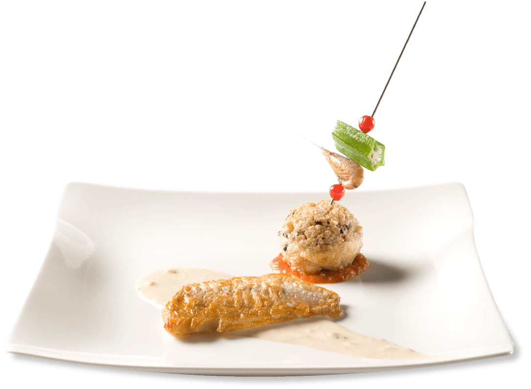 Les poissins - seafood dish